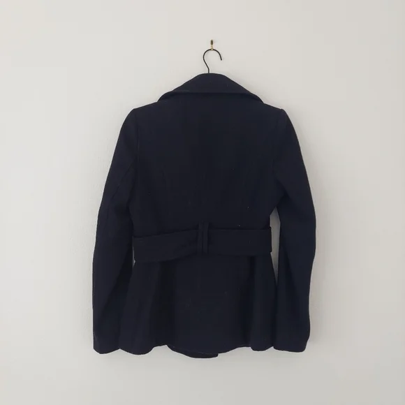 Navy blue pea coat - Picture 3 of 4